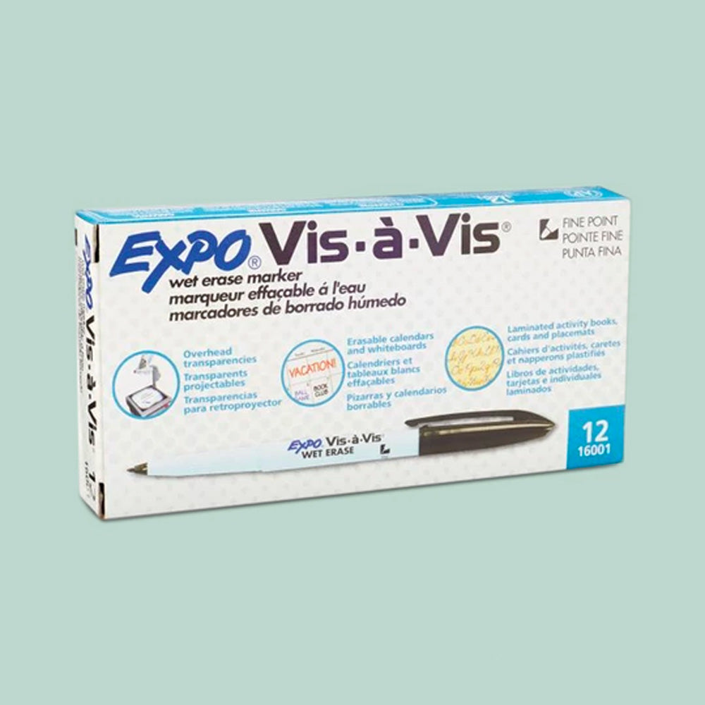 Expo Vis-A-Vis Wet-Erase Markers